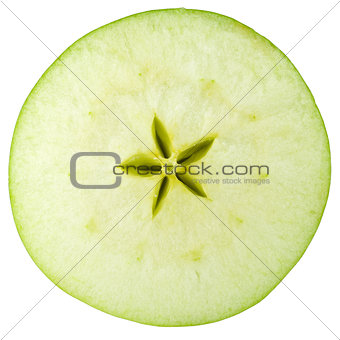 Macro food collection - Green apple slice