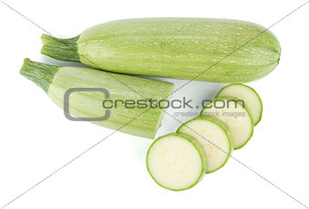 Fresh sliced marrow vegetable