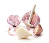 Garlic with shell removed