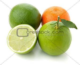 Limes and tangerine