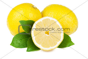 Fresh juicy lemons