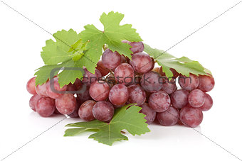 Fresh ripe red grapes