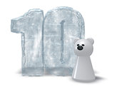 frozen ten and polar bear