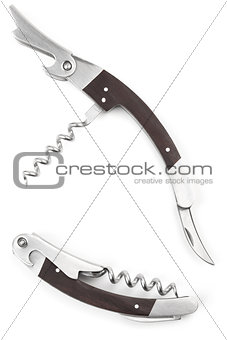 Two corkscrews