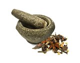 Stone Mortar And Spices