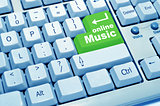 online music of computer keyboard