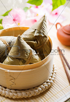 Chinese food rice dumpling