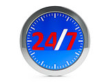 Round-the-clock service icon with highlight
