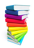 Stack of color books