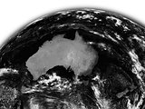 Australia on black Earth
