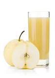 Pear juice and white pears