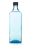 Glass gin bottle