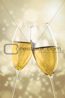 2 Champagne glasses