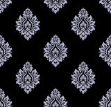 Seamless vintage damask pattern