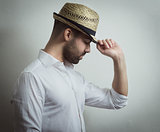 Man with Hat