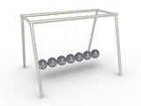 Newton's cradle without motion