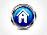abstract glossy home button