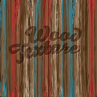Old color wooden texture background, vector Eps10 illustration.