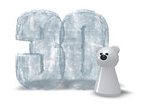 frozen thirty and polar bear
