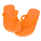 orange sandals