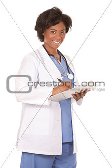 doctor holding notes