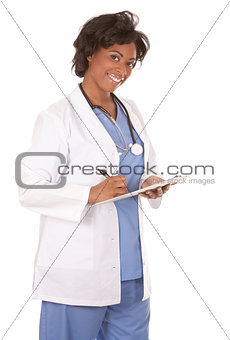 doctor holding notes