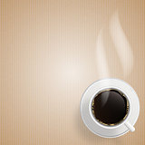 Abstract coffee background vector illustration