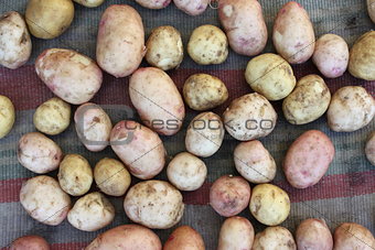 potatoes raw vegetables food