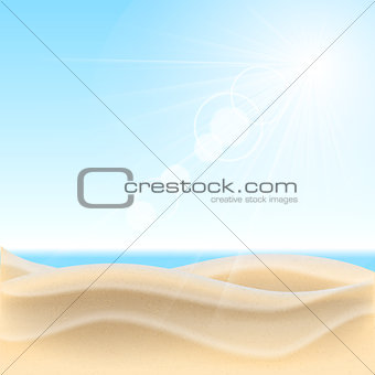Sand beach background.