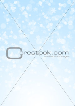 Christmas background of blue color 