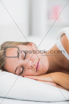 Portrait of woman dreaming