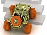 Beautiful Radio-controlled model buggy