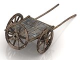 Old wooden cart 