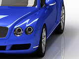 Car blue luxury 