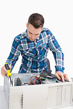 Young it professional repairing cpu
