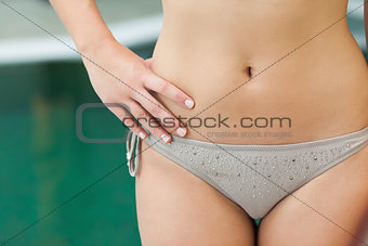 Grey bikini bottoms
