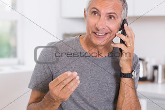 Talking man on the phone