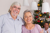 Happy grandparents at christmas