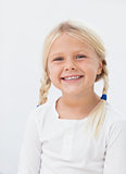 Portrait of cute young girl