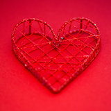 Heart shaped ornamental box