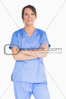 Nurse with arms crossed