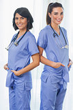 Smiling nurses