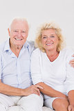 Aged couple portrait