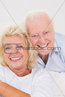 Close up of an elderly couple portrait