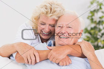 Lovely old couple portrait