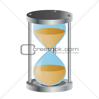 Hourglass vector illustration