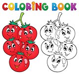 Coloring book vegetable theme 3