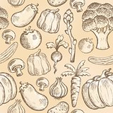 Seamless background vegetable 2