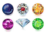 Colored gems