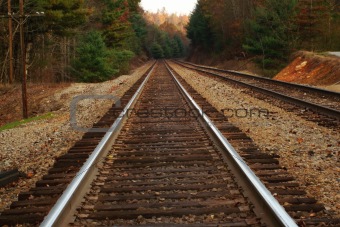 Railroad Tracks - Close-up
